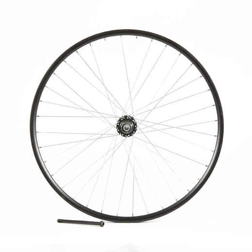 
      28" Rear Double-Walled Reinforced 19C Thru Axle 142 x 12 mm Hybrid Bike Wheel
  